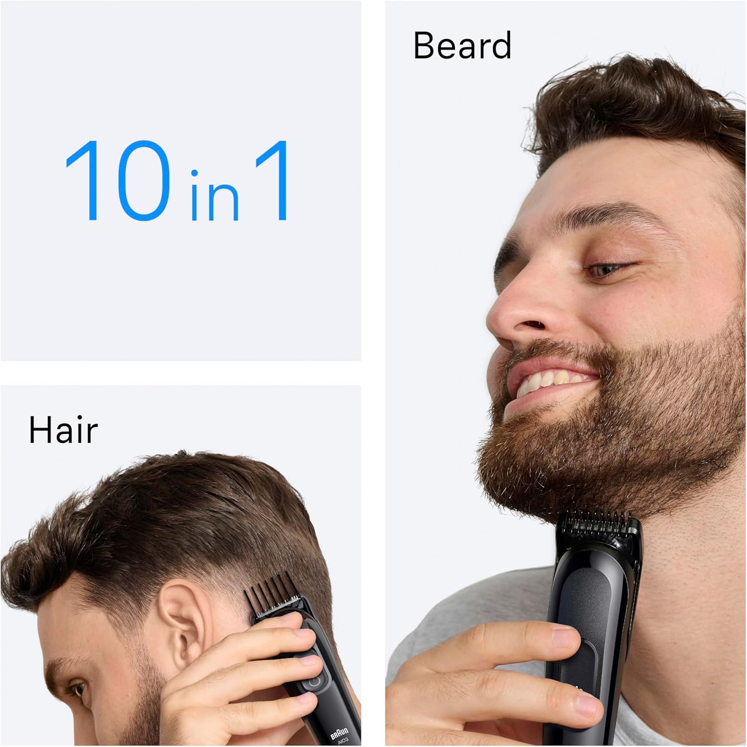 Braun AIO3560 All-in-One Series 3 Beard Trimmer with 10in1 Grooming Kit