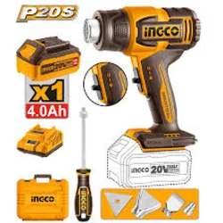 هيتر حراري شحن 20 فولت +بطارية 4 امبير حقيبة بلاستيك