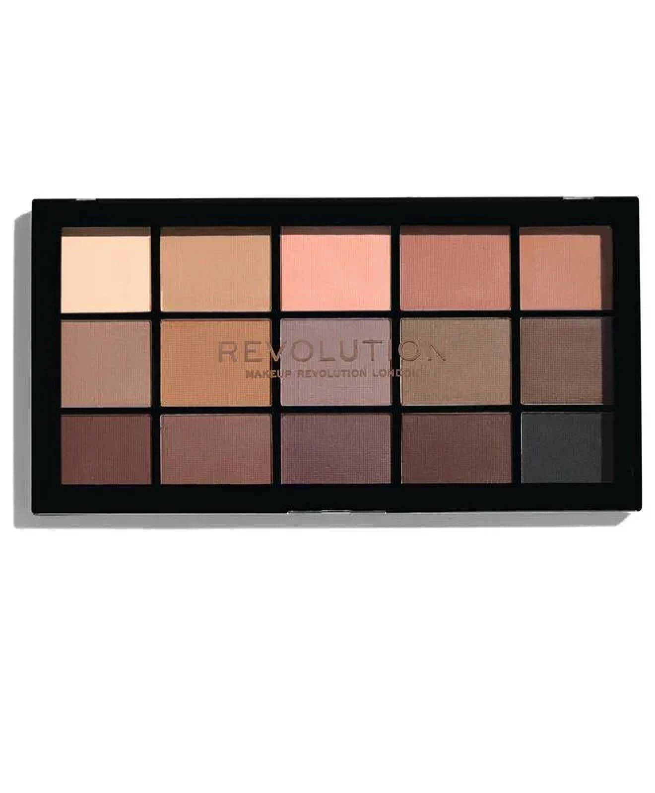 Revolution Re-Loaded Basic Mattes Eyeshadow Palette (15 Matte Shades)
