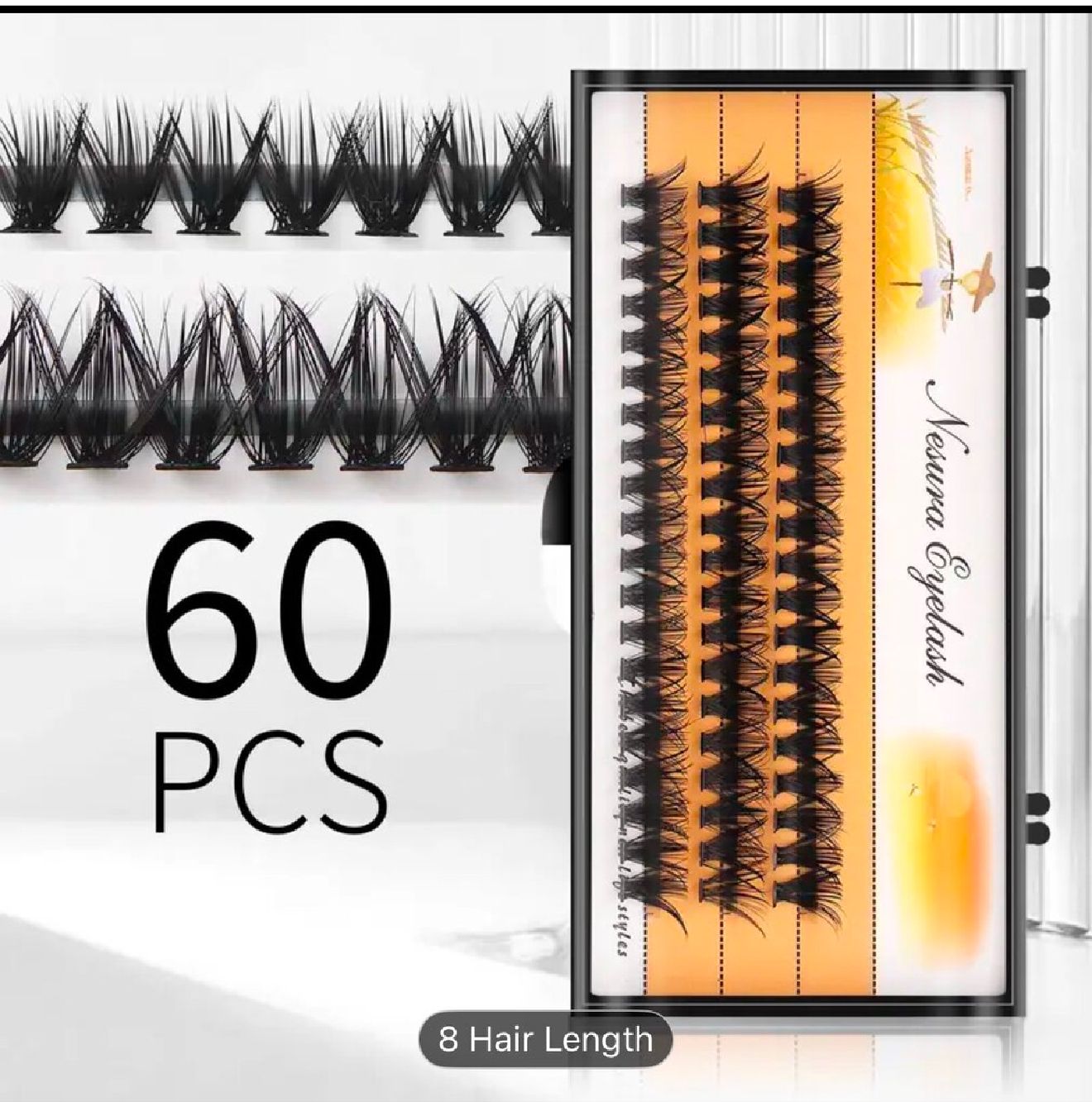 60pcs Individual Cluster Lashes