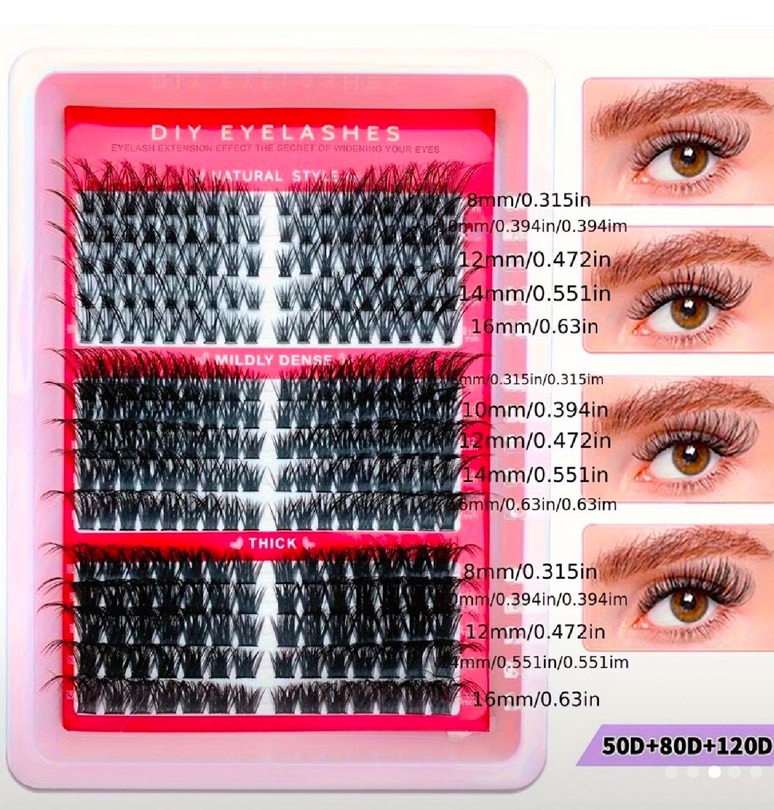 DIY Individual Cluster Eyelashes (Mixed Lengths & Styles)