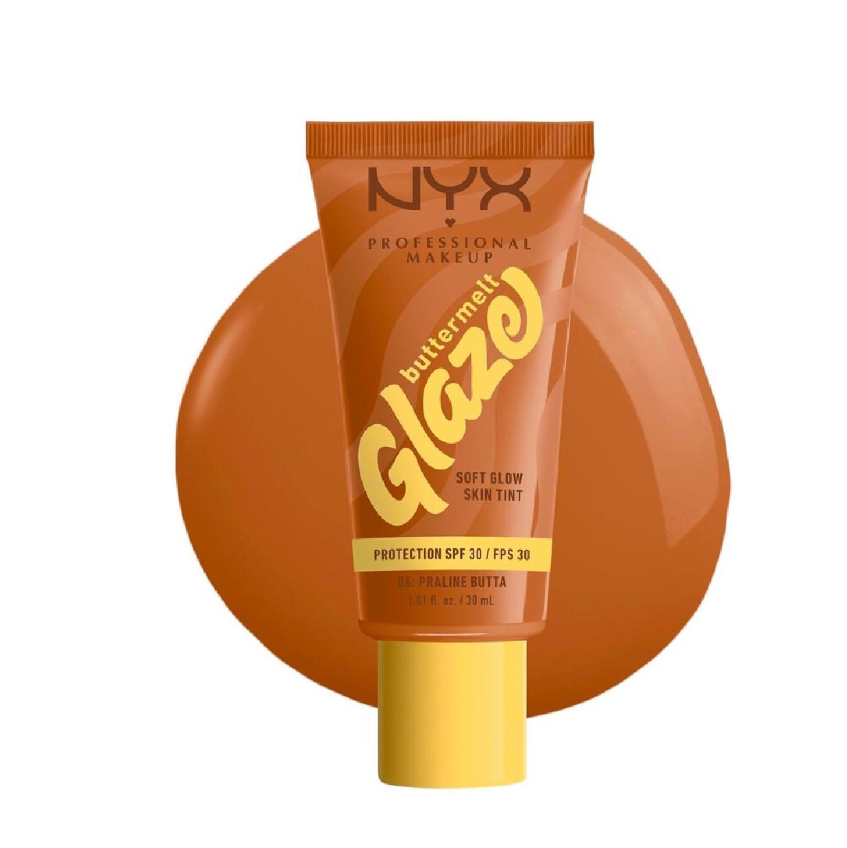 NYX Butter Gloss Melt Glazed Soft Glow Skin Tint (06 Praline Butta)