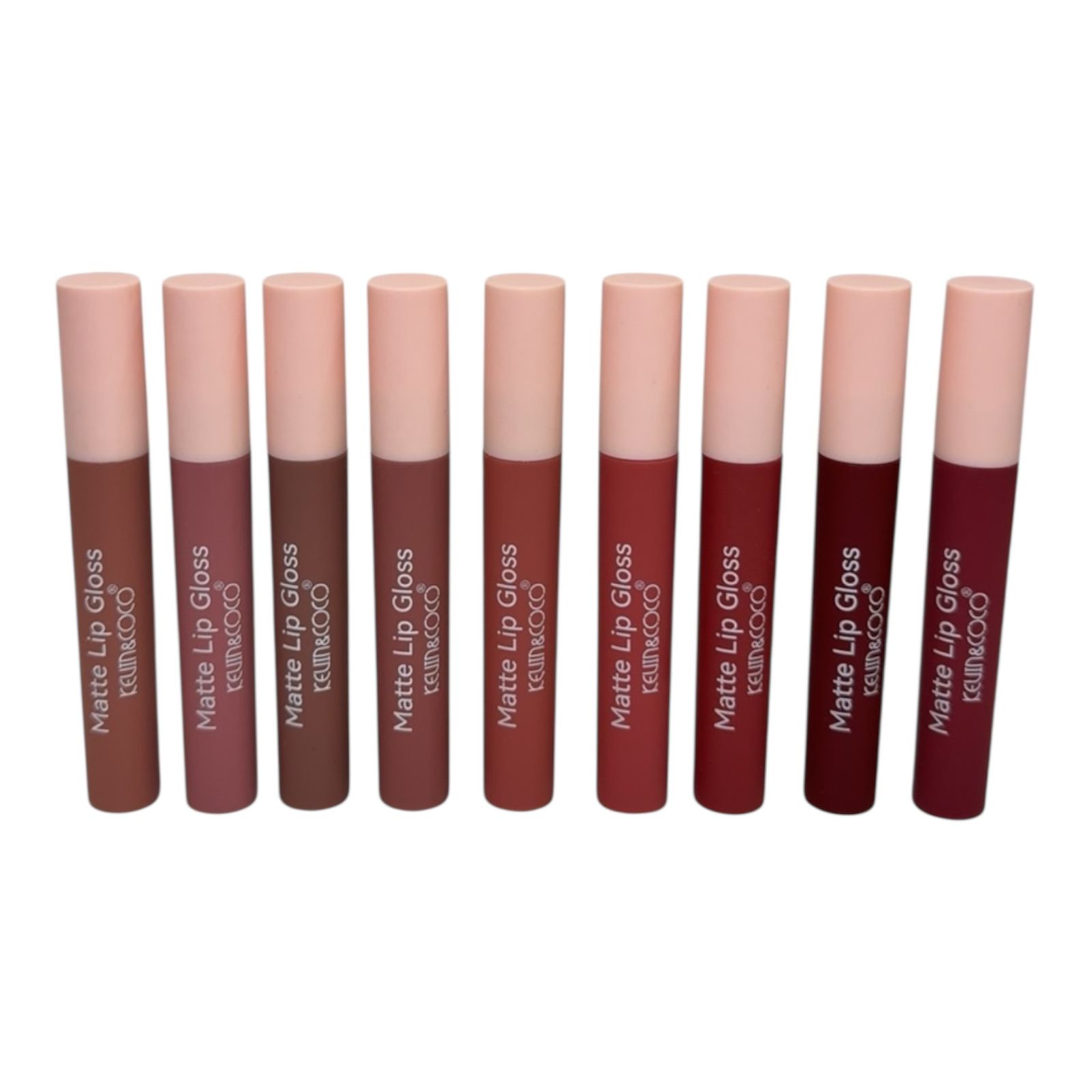 9x Matte Lip Gloss Collection bundle
