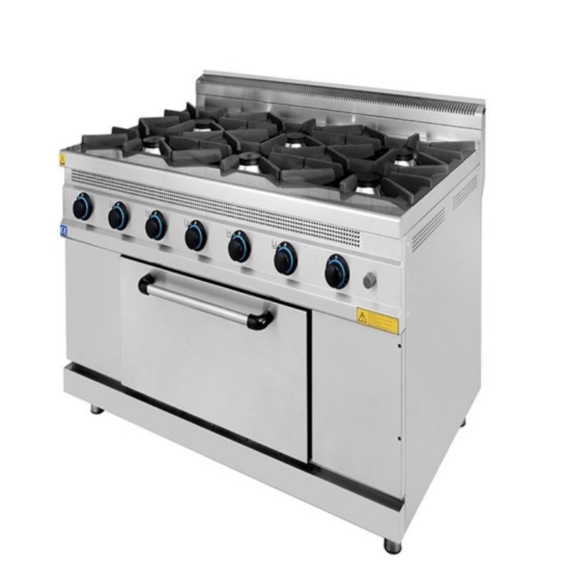 Kitchen with 6-burner Turhan SERIE 700 Gas Oven