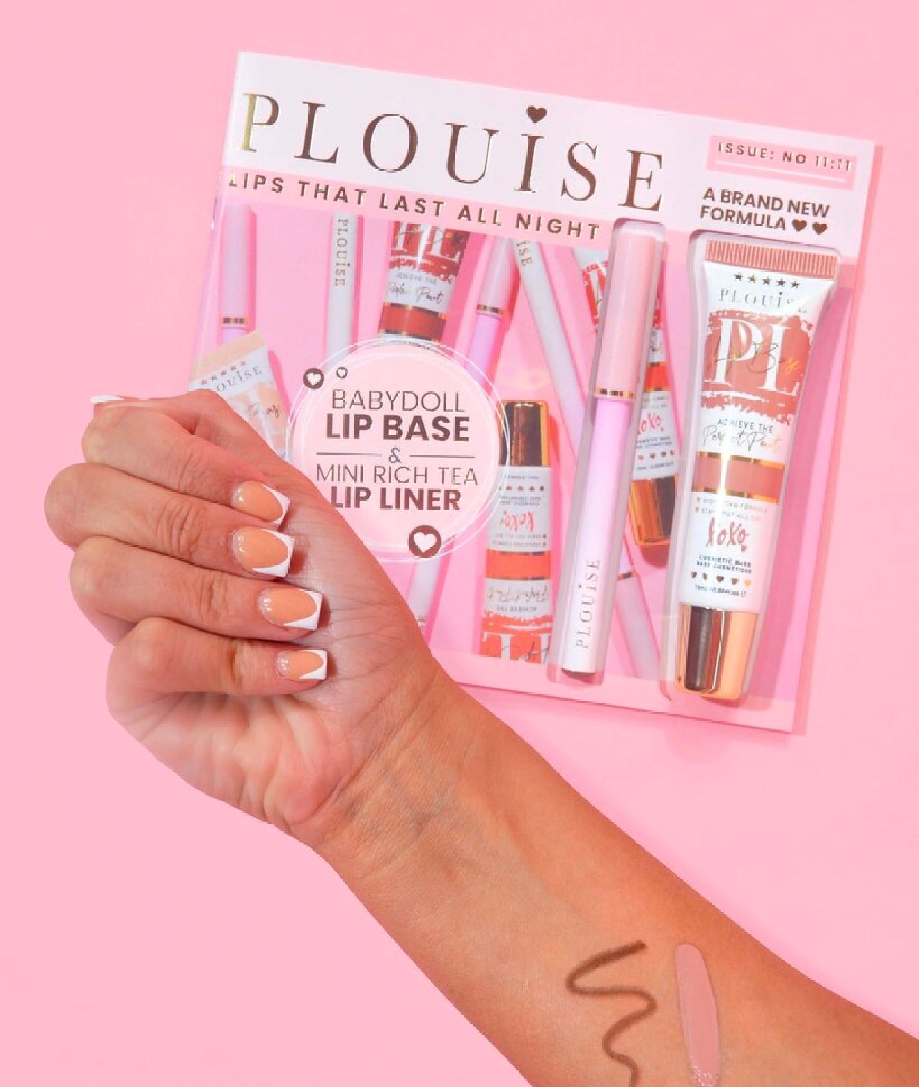 p louise lips that last all night 2 piece set