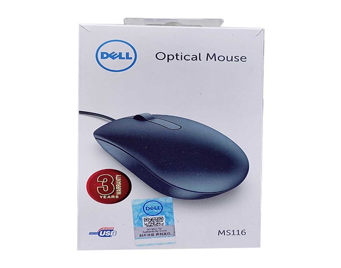 Dell MS116 Wired Optical Mouse color option