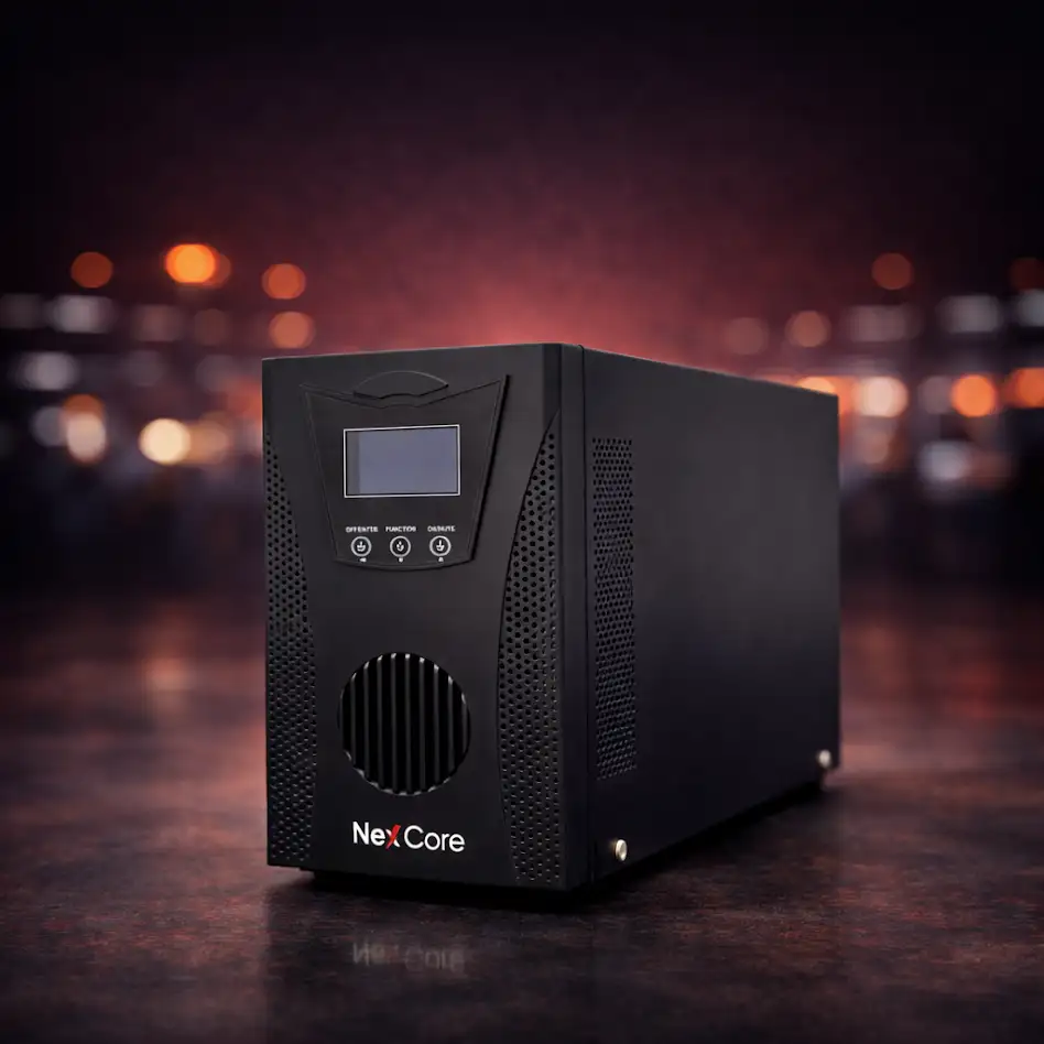 NEXCORE 3KVA Online UPS – 2400W with 6× 12V 9Ah Batteries