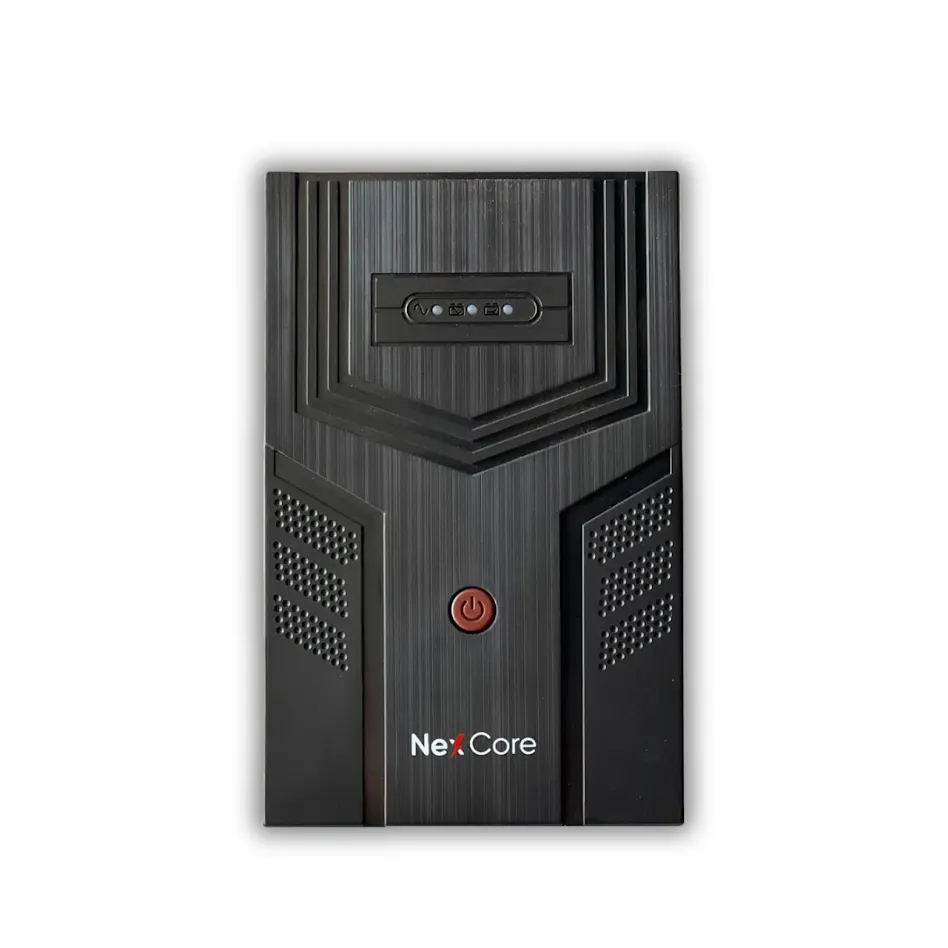 NEXCORE Offline UPS 600VA / 360W – 1x12V Battery + Battery