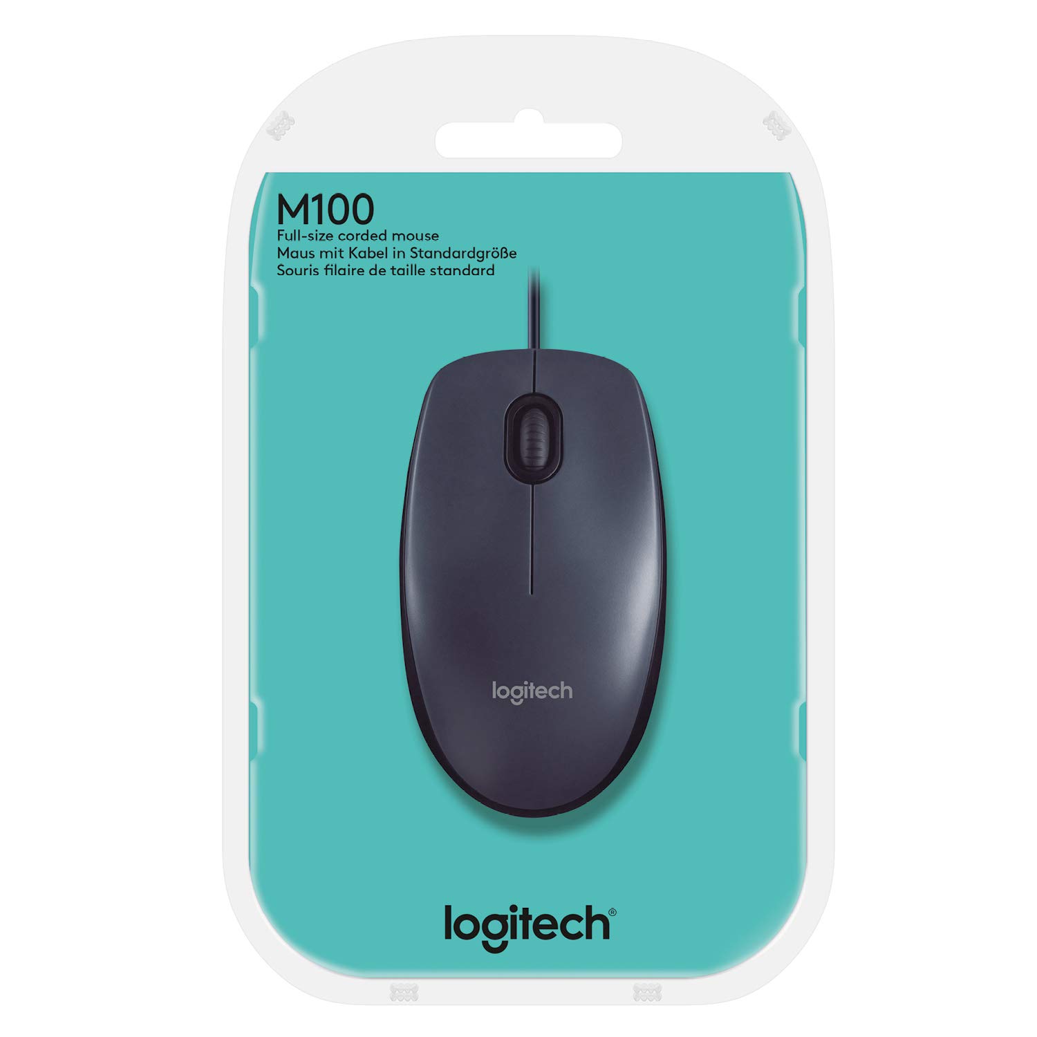 Logitech M100r Wired USB Mouse