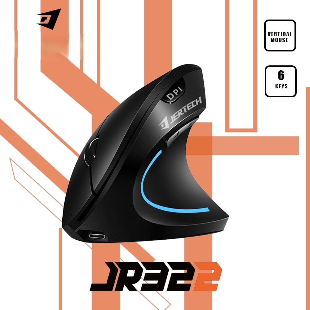 JERTECH JR322 PC Type C USB Rechargeable Mouse