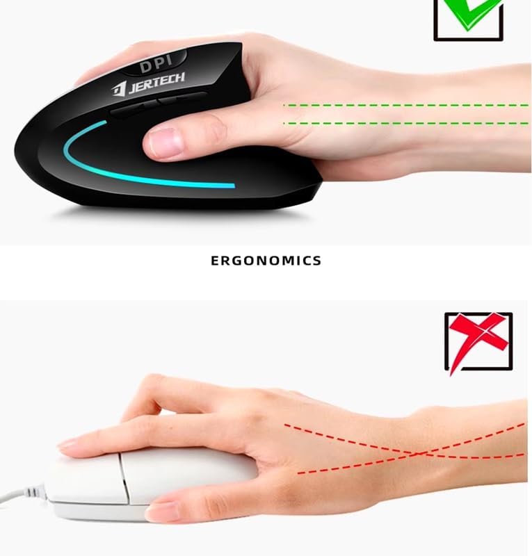 JERTECH JR322 PC Type C USB Rechargeable Mouse