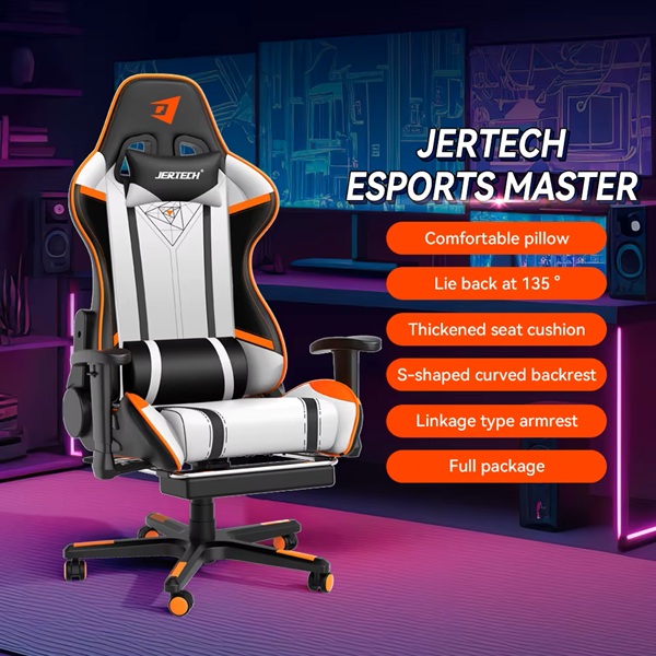JERTECH GR101 Ergonomic Gaming Chair – Premium Comfort & Adjustable Design