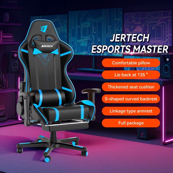 JERTECH GR101 Ergonomic Gaming Chair – Premium Comfort & Adjustable Design