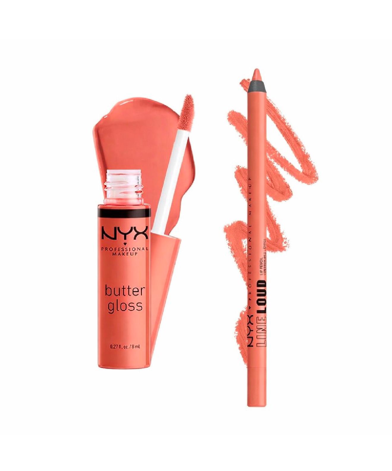 سێتی بریقەی لێو و لاینەری لێو  لە Nyx