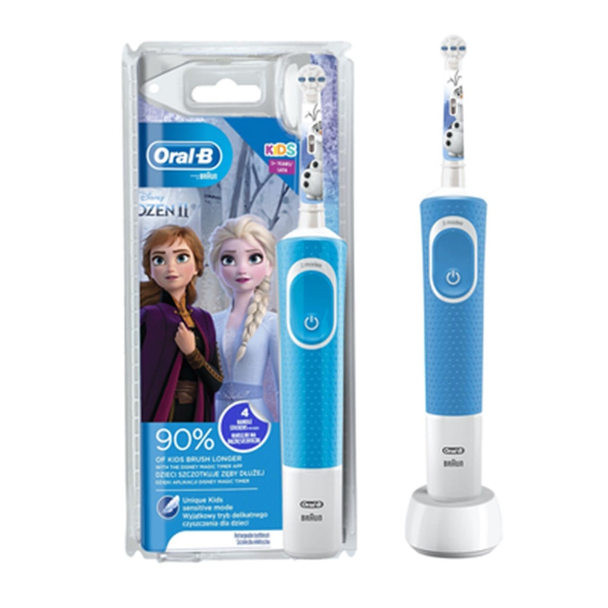 Oral-B 4210201245216 Vitality D100 Frozen Kids Rechargeable Toothbrush