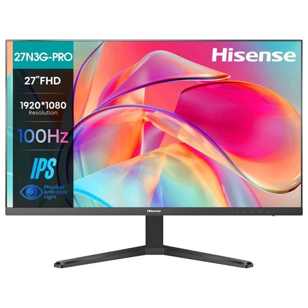 Hisense 27G6K-PRO 27” QHD 2560×1440 240Hz 1ms Gaming Monitor – 3 Years Warranty