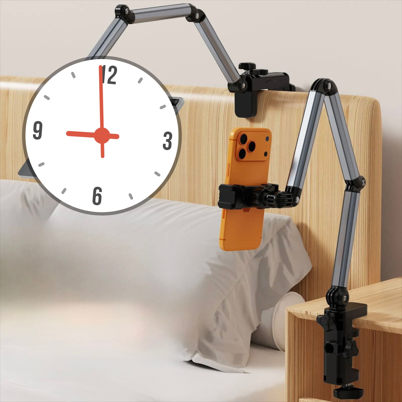 Adjustable Mobile Phone and Tablet Holder