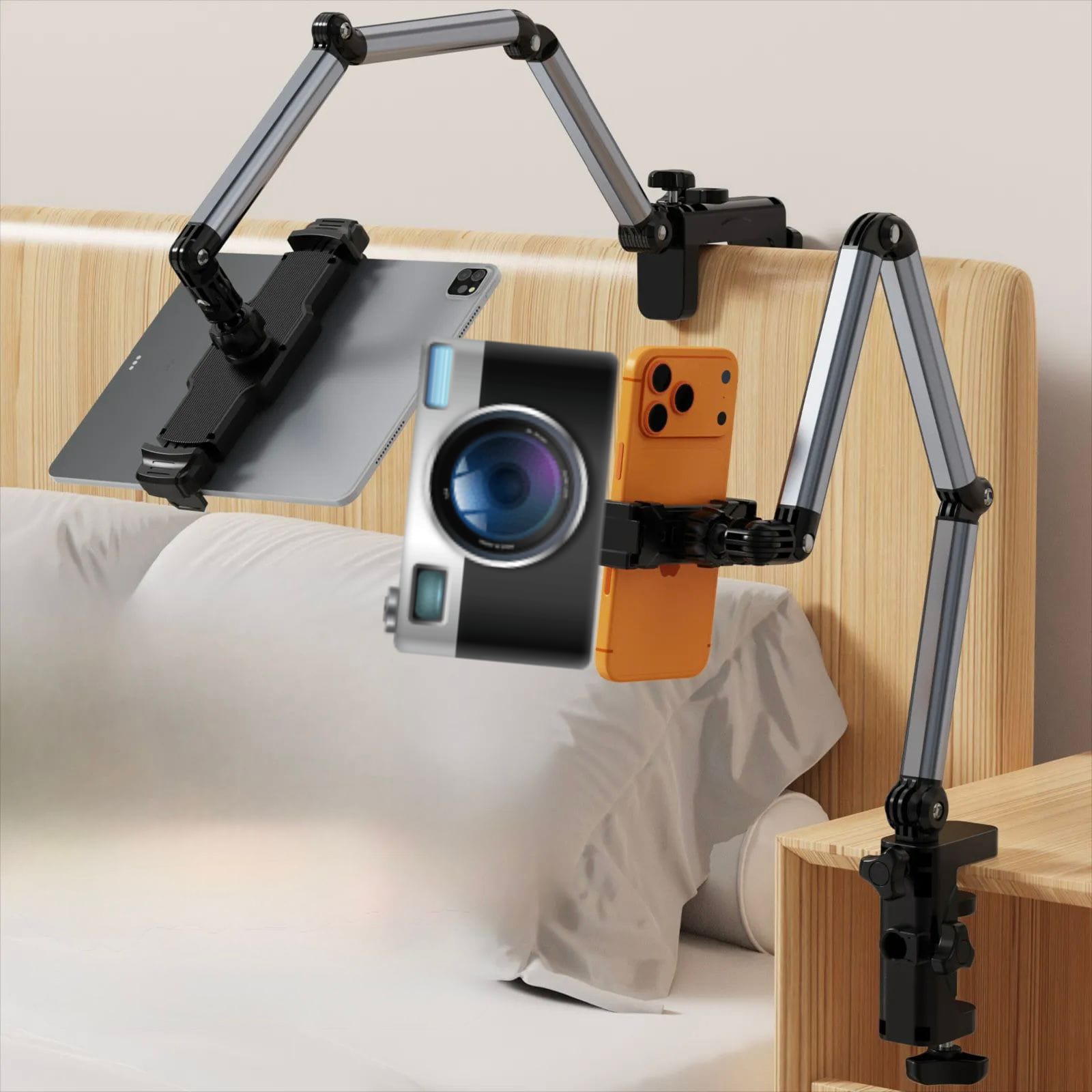 Adjustable Mobile Phone and Tablet Holder
