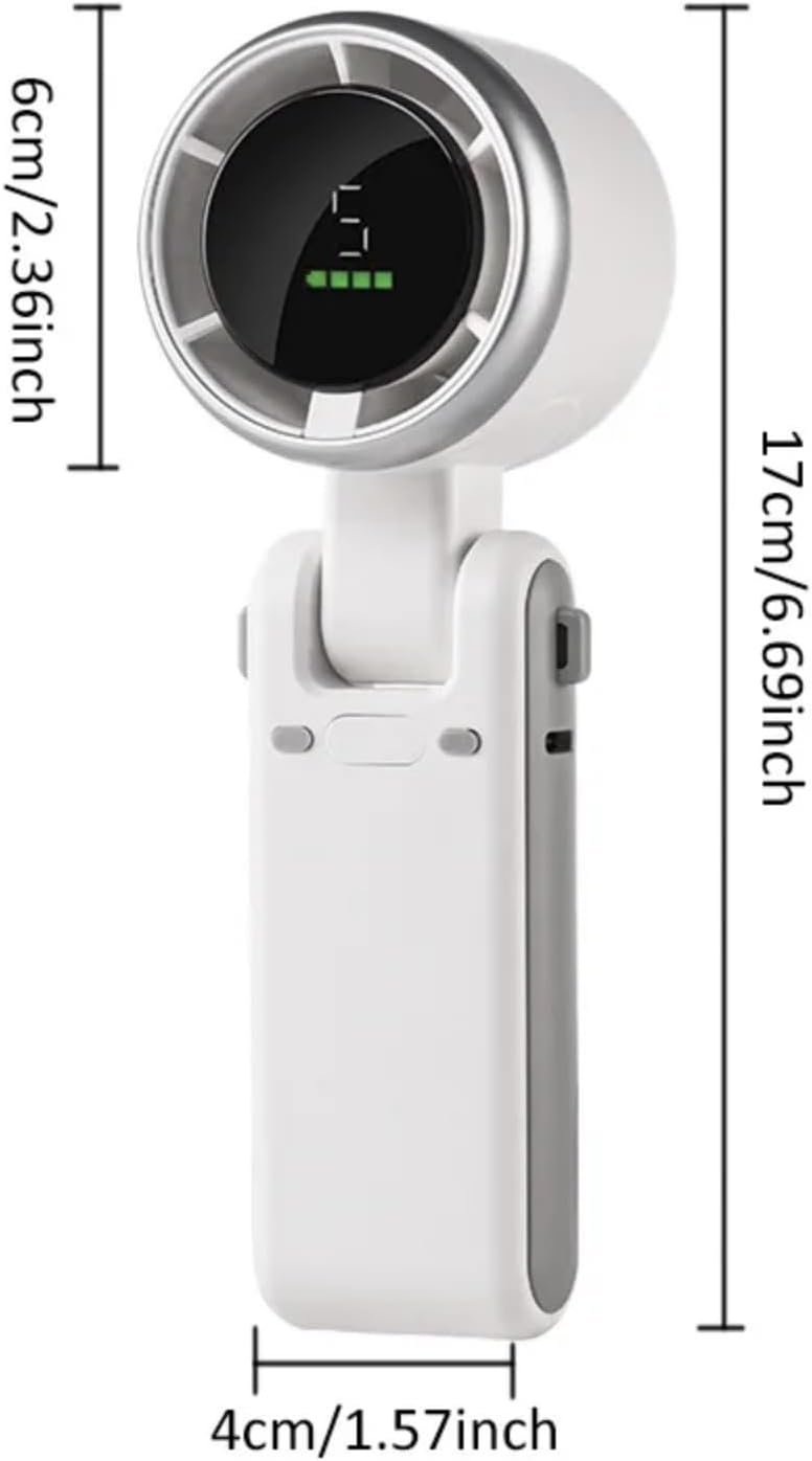 Handheld Fan, 5000mAh Mini Turbo Fan