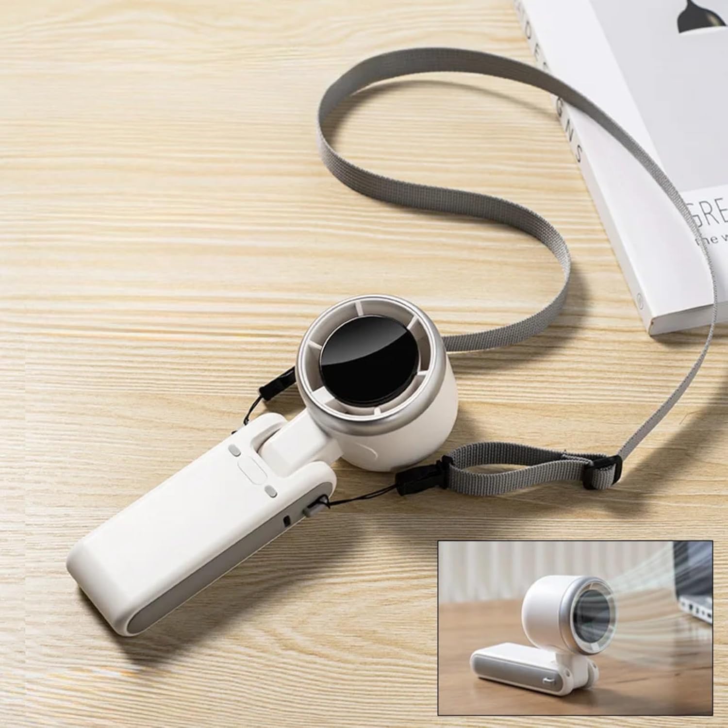 Handheld Fan, 5000mAh Mini Turbo Fan