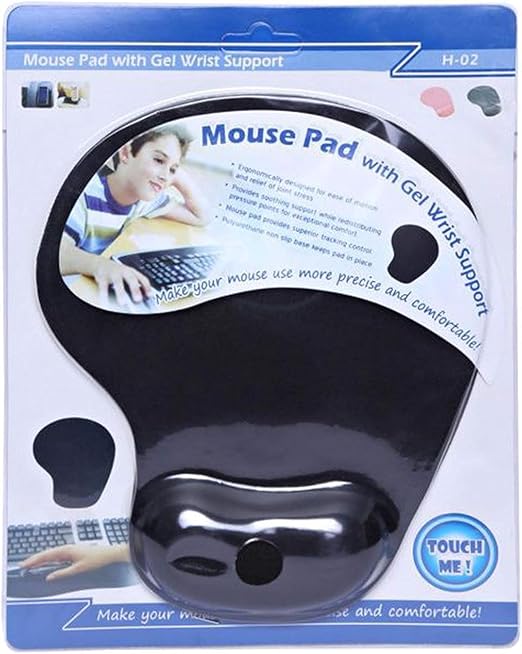 Mouse Pad With Gel Wrist Support