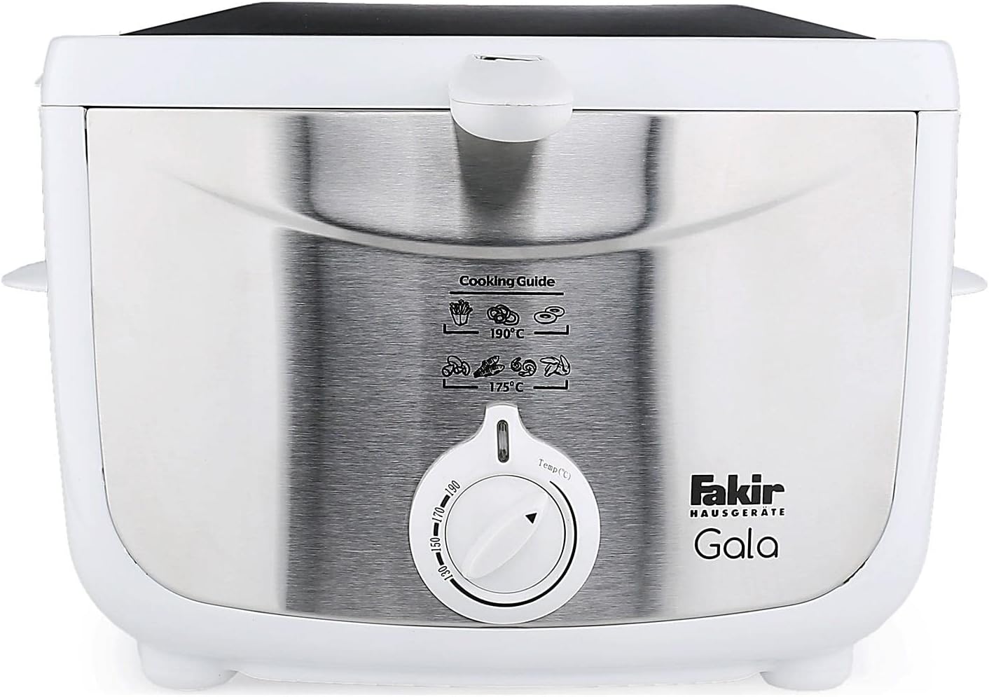 Fakir Gala Stainless Steel Deep Fryer, 1500 W, 1.5 Liters, Plastic, White color option