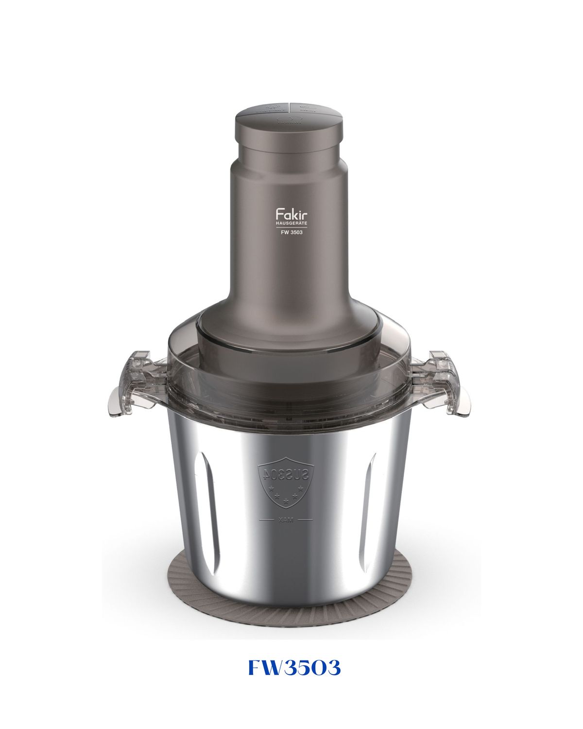 Fakir Chopper FW3503 - 480W - 6.5L Total Capacity - 3-in-1 Design - Bronze