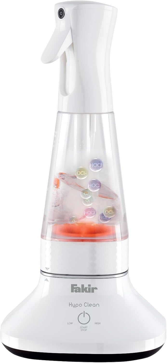 Fakir Hypo Clean Sterile Water Generator - 27W - Electrolysis Technology - 99.99% Sterilization - White color option