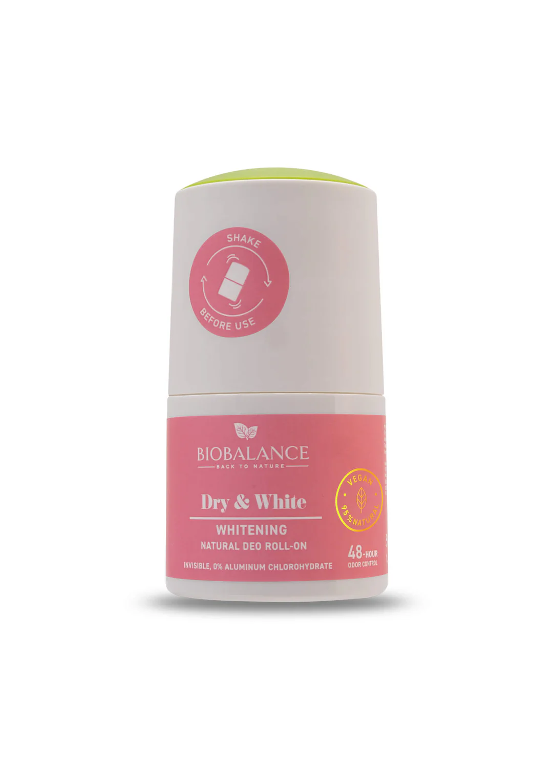 DRY & WHITE WHITENING NATURAL DEO ROLL-ON 50 ML