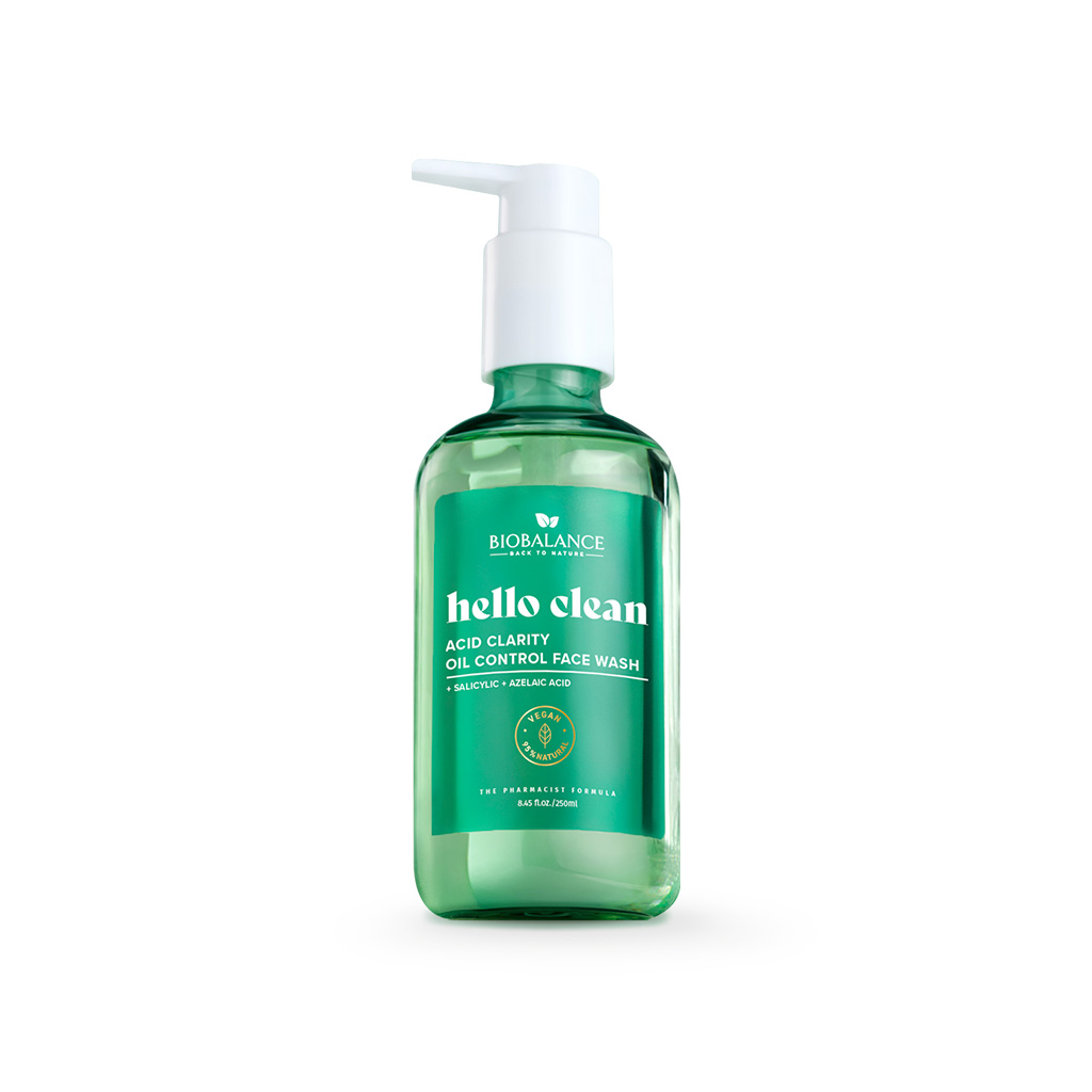 HELLO CLEAN ACID CLARITY OIL CONTROL FACE WASH 250 ML
