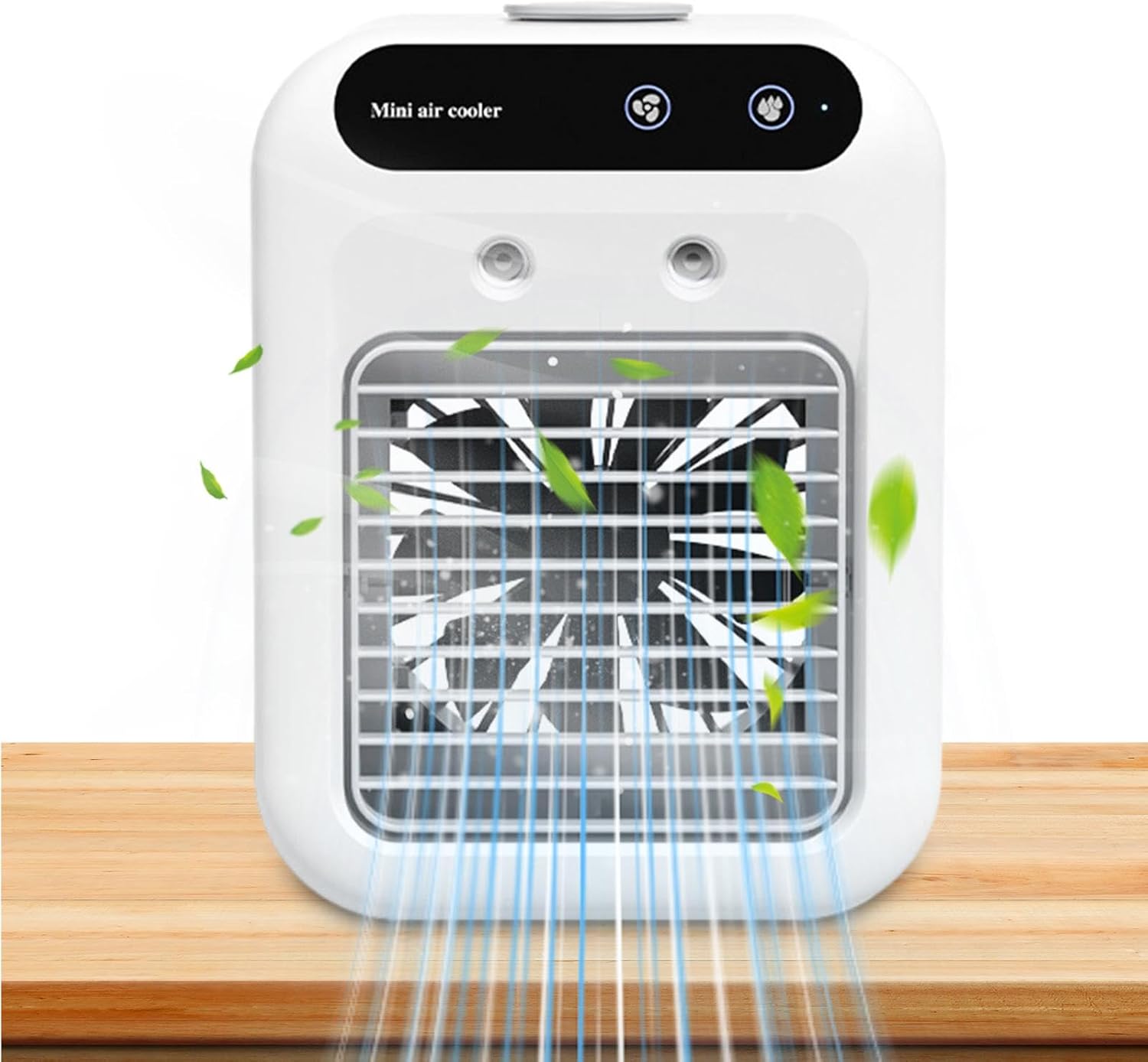 Desk Blower Fan - Adjustable USB Humidifier Mist Fan for Tabletop color option