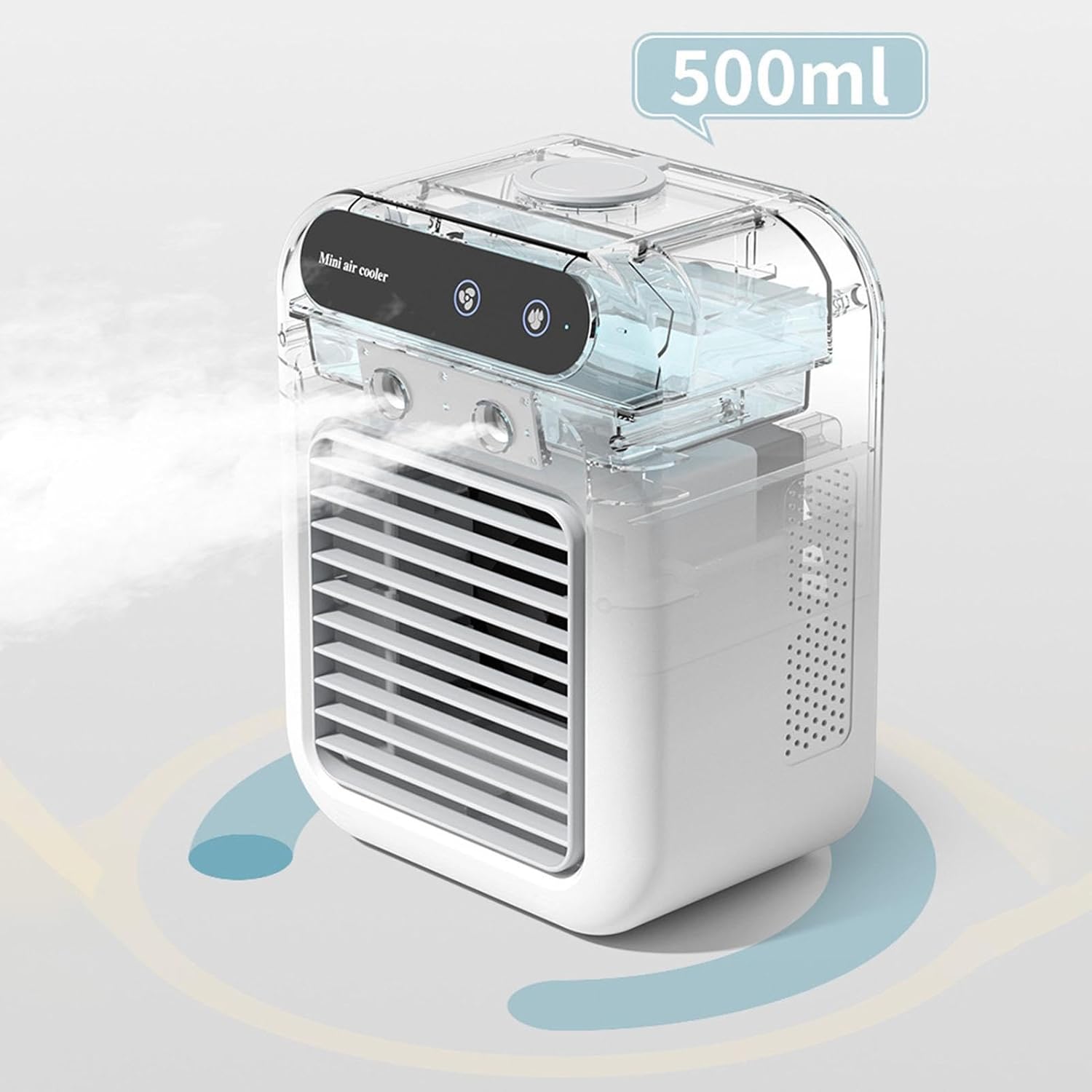Desk Blower Fan - Adjustable USB Humidifier Mist Fan for Tabletop image 4