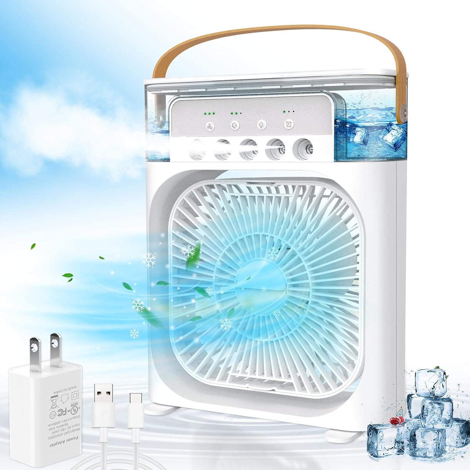 Portable Air Conditioner Fan color option