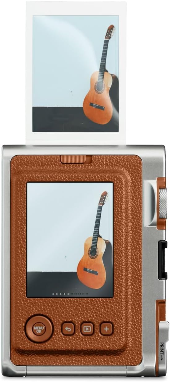 FUJIFILM INSTAX MINI EVO CAMERA BROWN. image 2