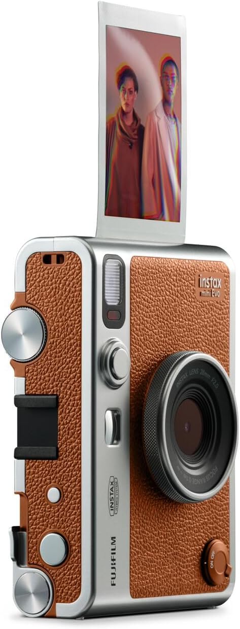 FUJIFILM INSTAX MINI EVO CAMERA BROWN. image 3