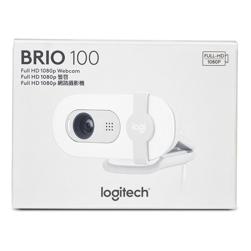Logitech Brio 100 Full HD 1080p Webcam image 1