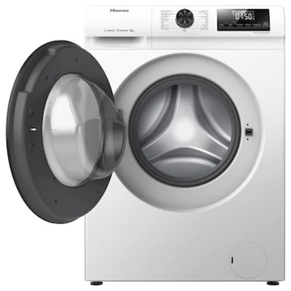 Hisense WFQP8012WS - 8Kg - 1200RPM - Front Loading Washing Machine - White image 1