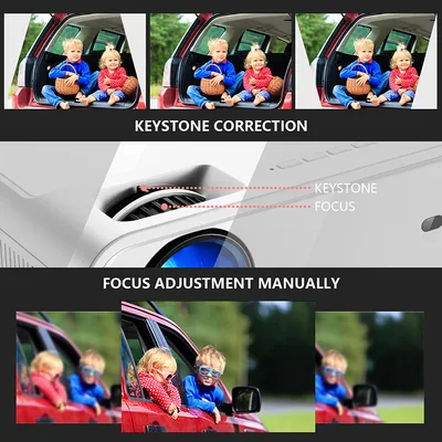 Multimedia Functions Cinema Home Theater LCD Projector image 2