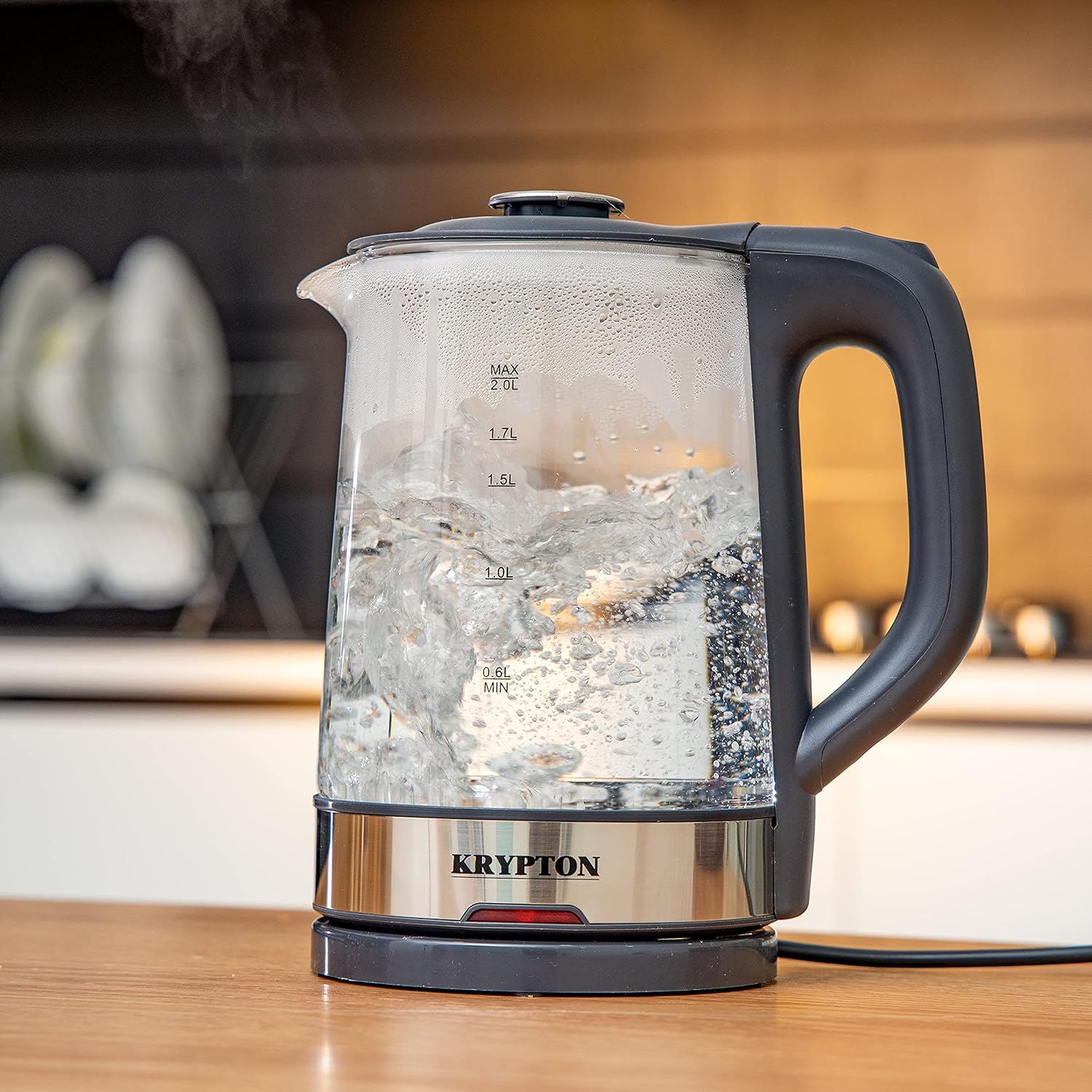 Krypton 1500W Electric Glass Kettle, KNK6221 image 3