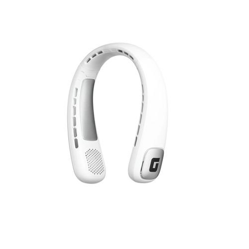 Geepas Portable Neck Fan, Rechargeable, 3 Speeds, White image 2