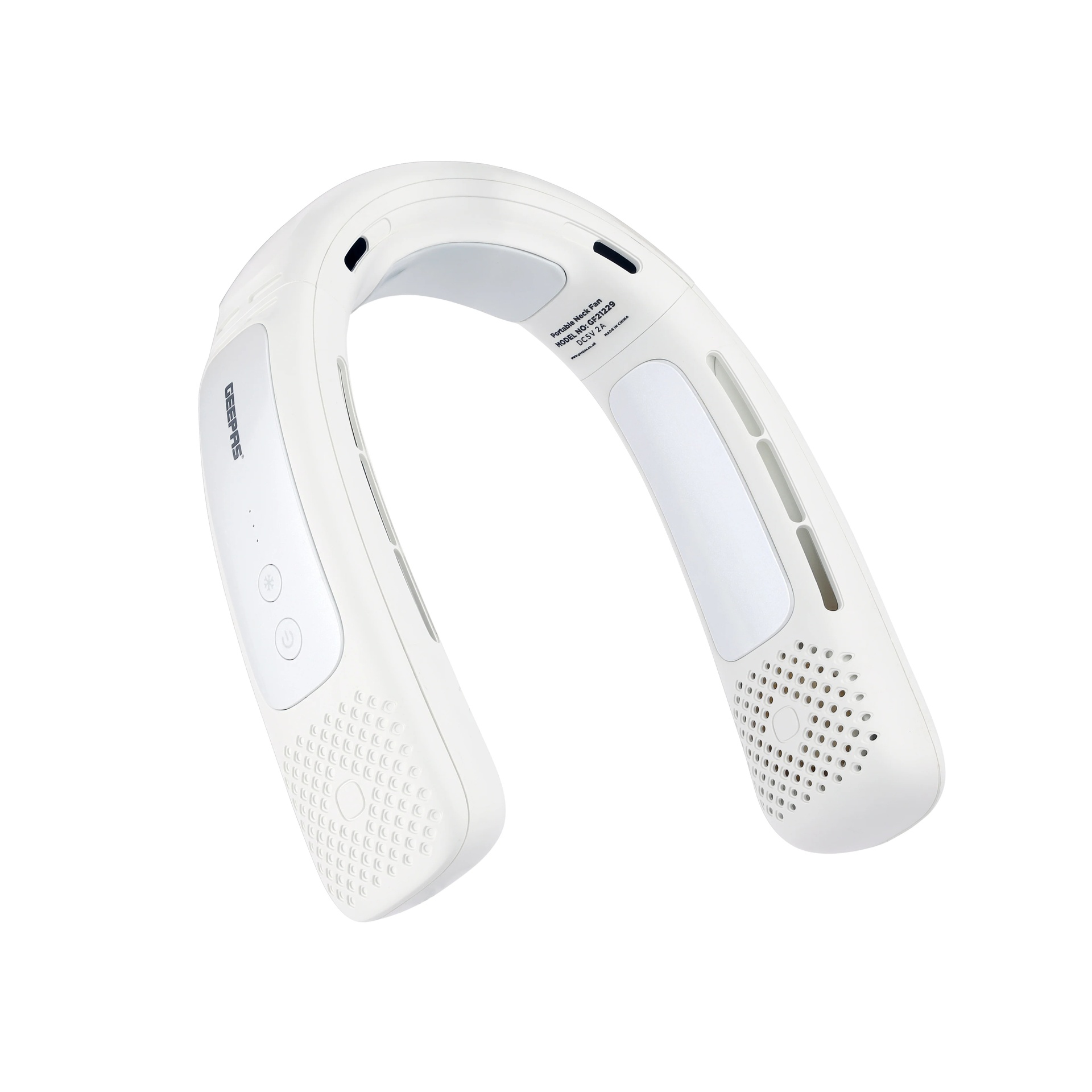 Geepas Cool Collar- Personal Neck Fan With 12 Hours Long Working Time, 3 Speed Levels image 4