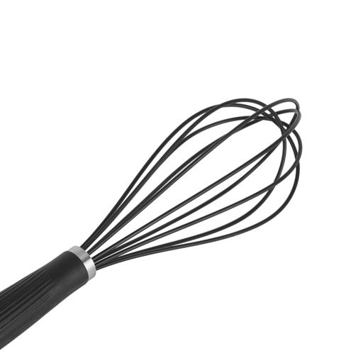 Royalford Nylon Egg Whisk With A Comfortable Handle And Ergonomic Grip  - Black 30cm RF11924 image 2