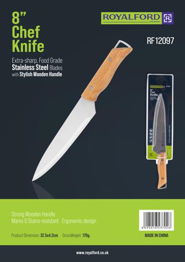 Royalford 8-inch Chef Knife RF12097 image 6