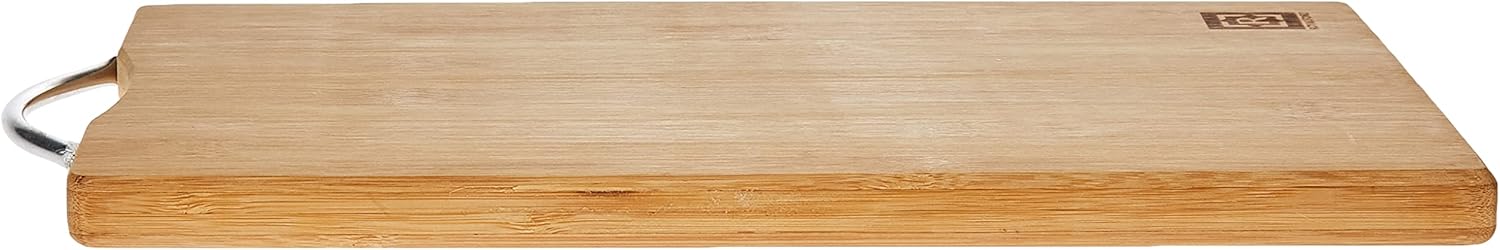 Royalford Organic Bamboo Cutting Board, Rf10238 Strong Metal Handle Durable image 4
