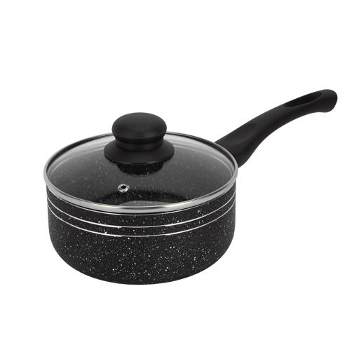 Royalford 9-piece Ritz Plus Cookware Set Marble Coated and Press Aluminum Body, with Dot Induction Base, Bakelite image 4