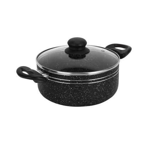 Royalford 9-piece Ritz Plus Cookware Set Marble Coated and Press Aluminum Body, with Dot Induction Base, Bakelite image 5