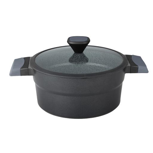 Royalford 24cm Cast Aluminum Casserole, Grey, Model RF8598 image 1