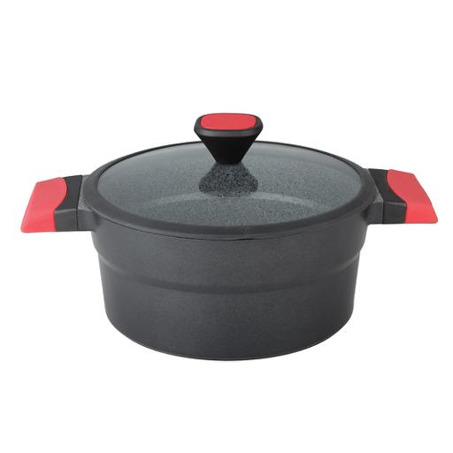 Royalford RF8599 Die-Cast Aluminium Casserole  , Grey, 28cm, RF8599 color option
