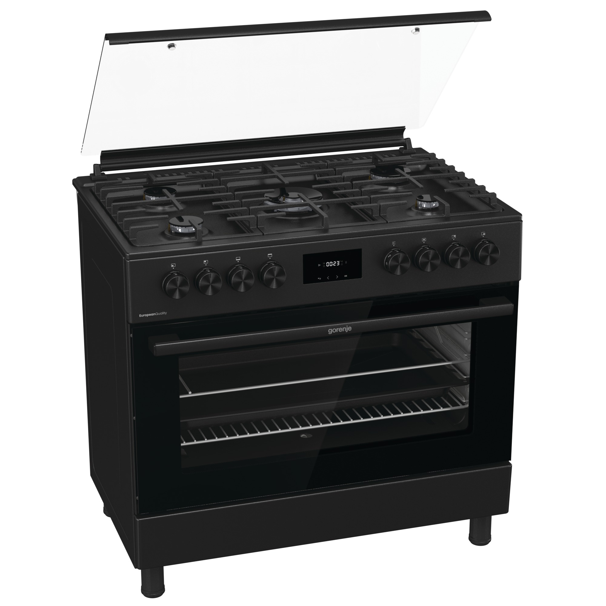 Gorenje 90cm Freestanding Gas Cooker - GGI9C20B (Black) image 1