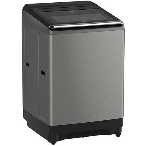 Hitachi Top Load Dual Jet Series Washing Machine SF-P250ZFV - Built-in Heater - 25 Kg High Capacity - 650 RPM Spin Speed - Inverter Control - Ultra Power 4-Step Wash and Auto Self Clean - Grey image 3
